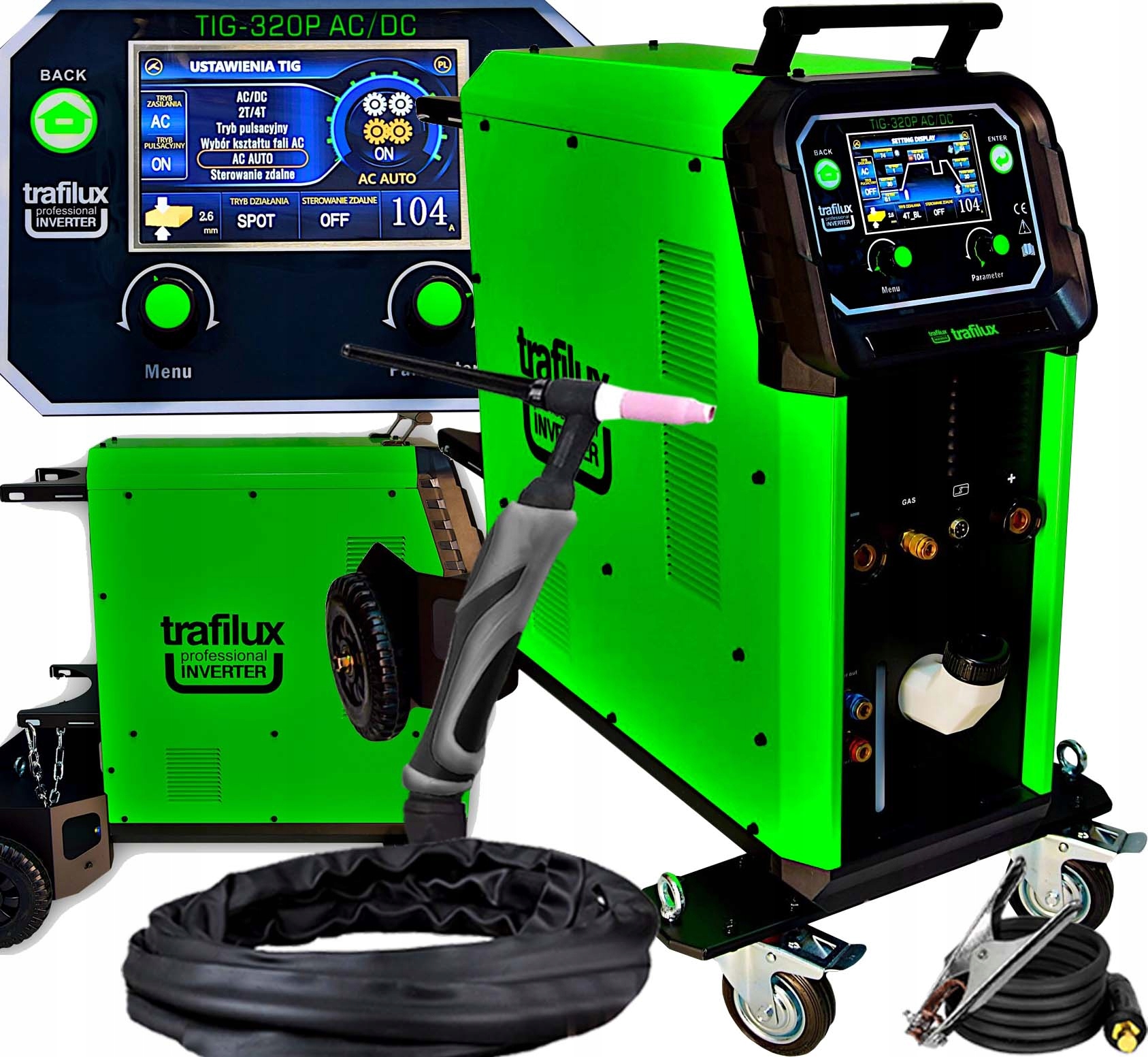Invertorová Svářečka Trafilux Tig 320 Ac/dc Puls 400V Mma Spot 320A