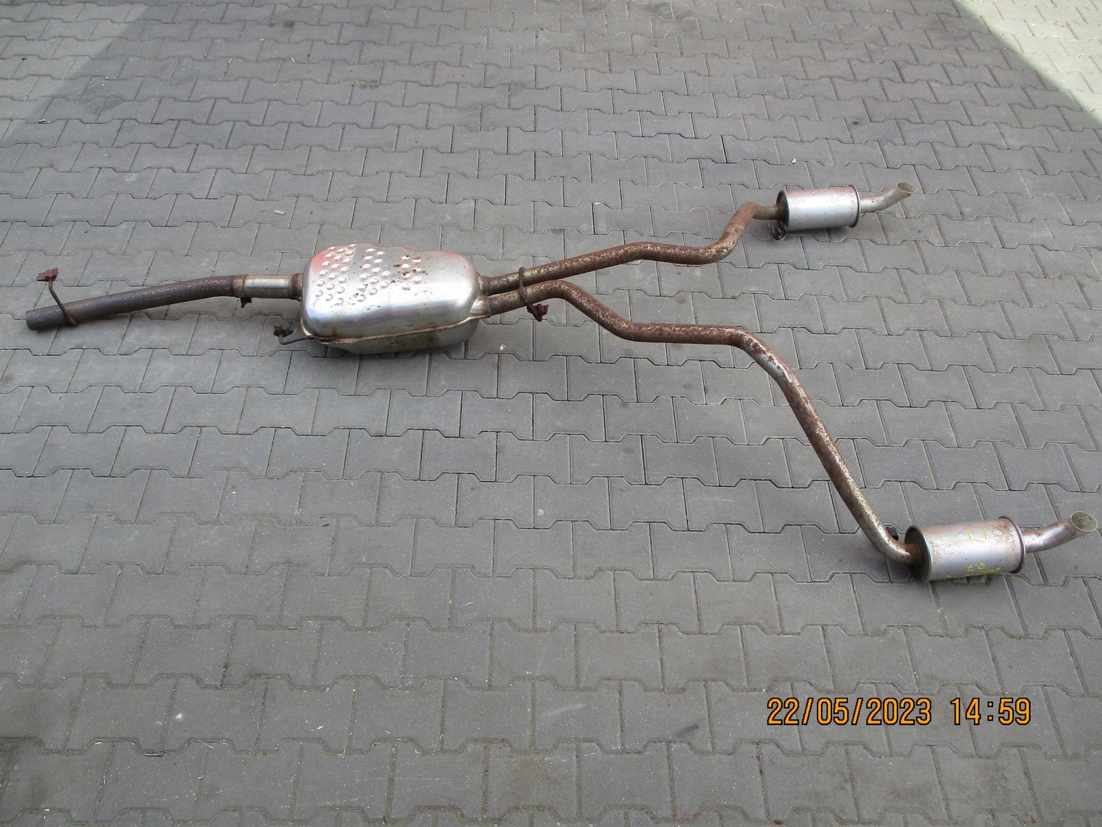 muffler, exhaust LAND ROVER DISCOVERY III