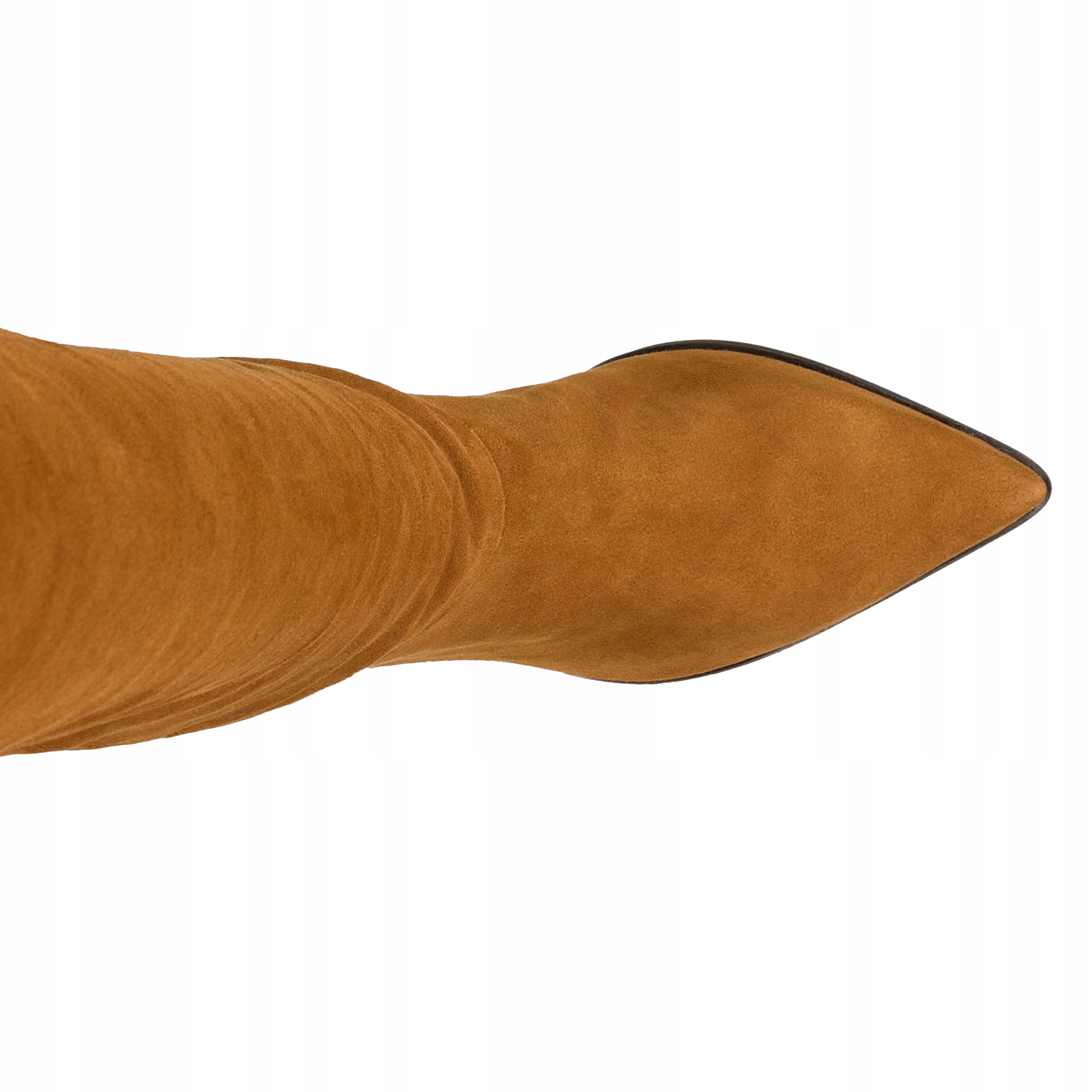 Kozaki damskie na słupku Wojas brązowe r. 38 Rodzaj obcasa słupek