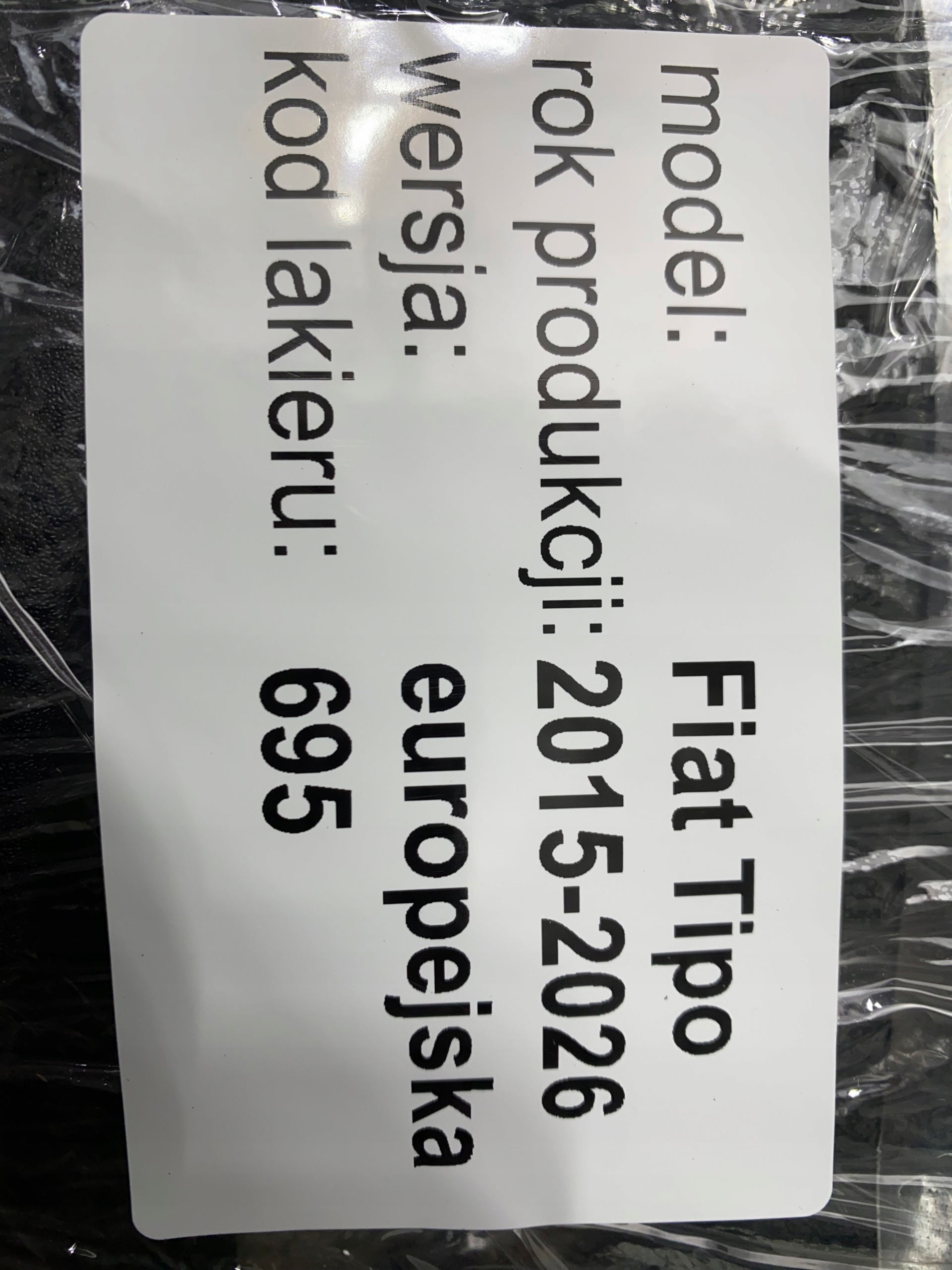 FIAT TIPO II 2015- grid of a bumper left front original 51987349