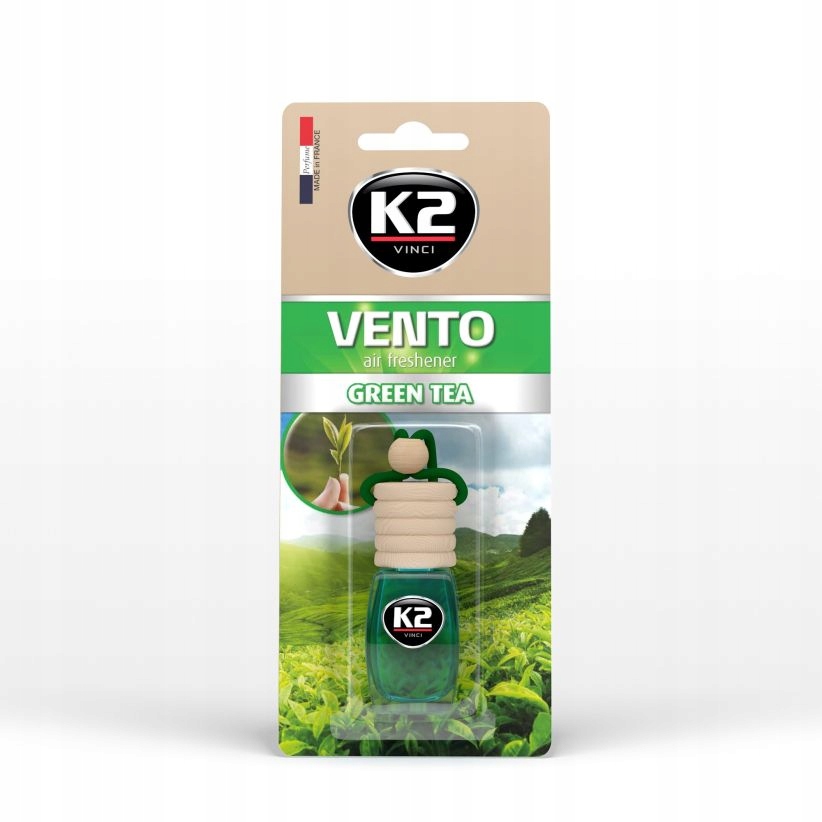 K2 Vento zawieszka Green Tea 8 ml zapach samochodowy V452