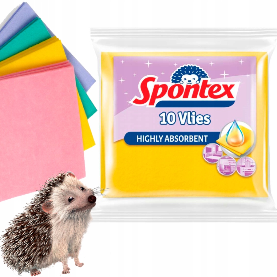 

Ścierka uniwersalna Spontex Vlies 10szt do kurzu