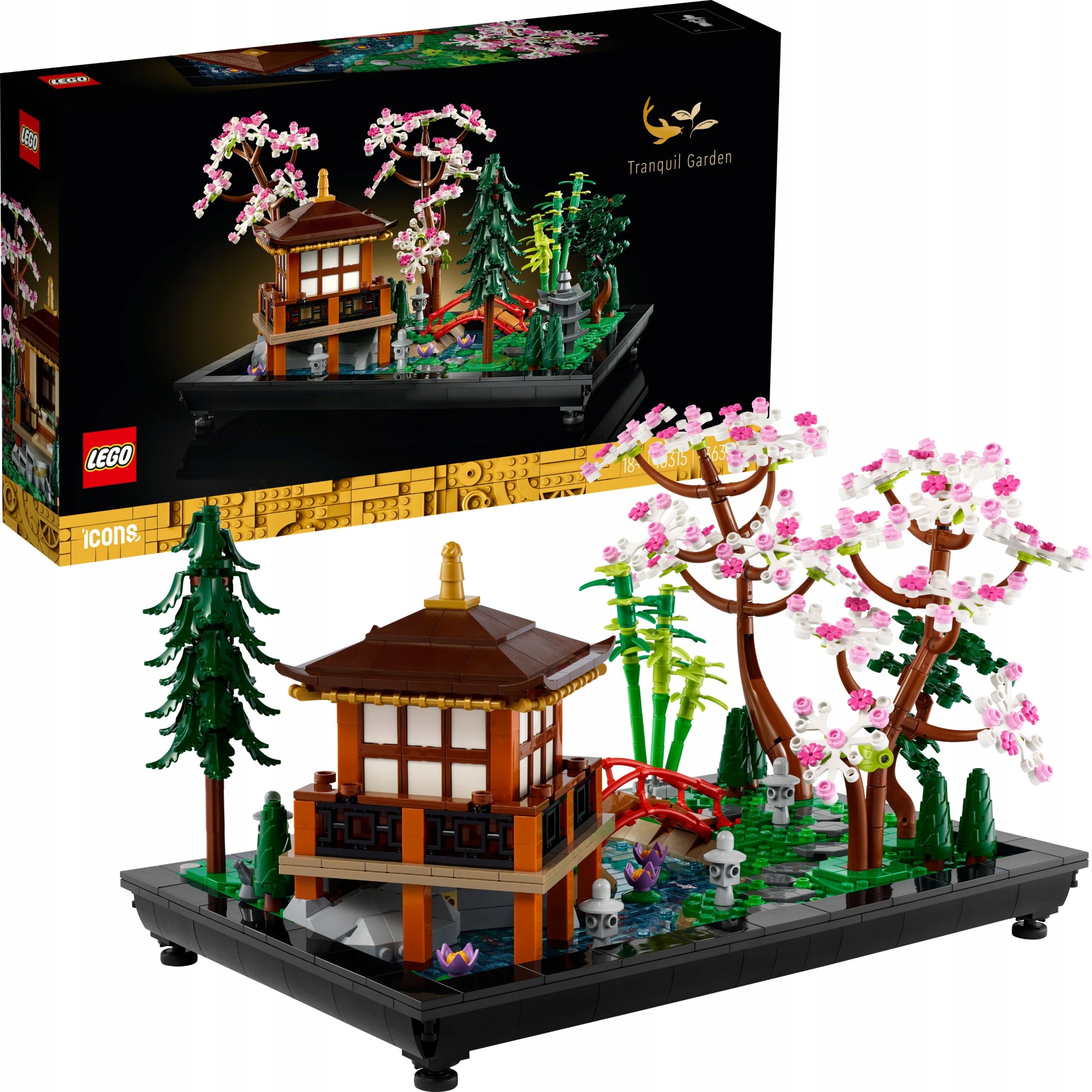 Lego Icons 10315 Japonská klidná zahrada Stavebnice Zenová zahrada pro dospělé