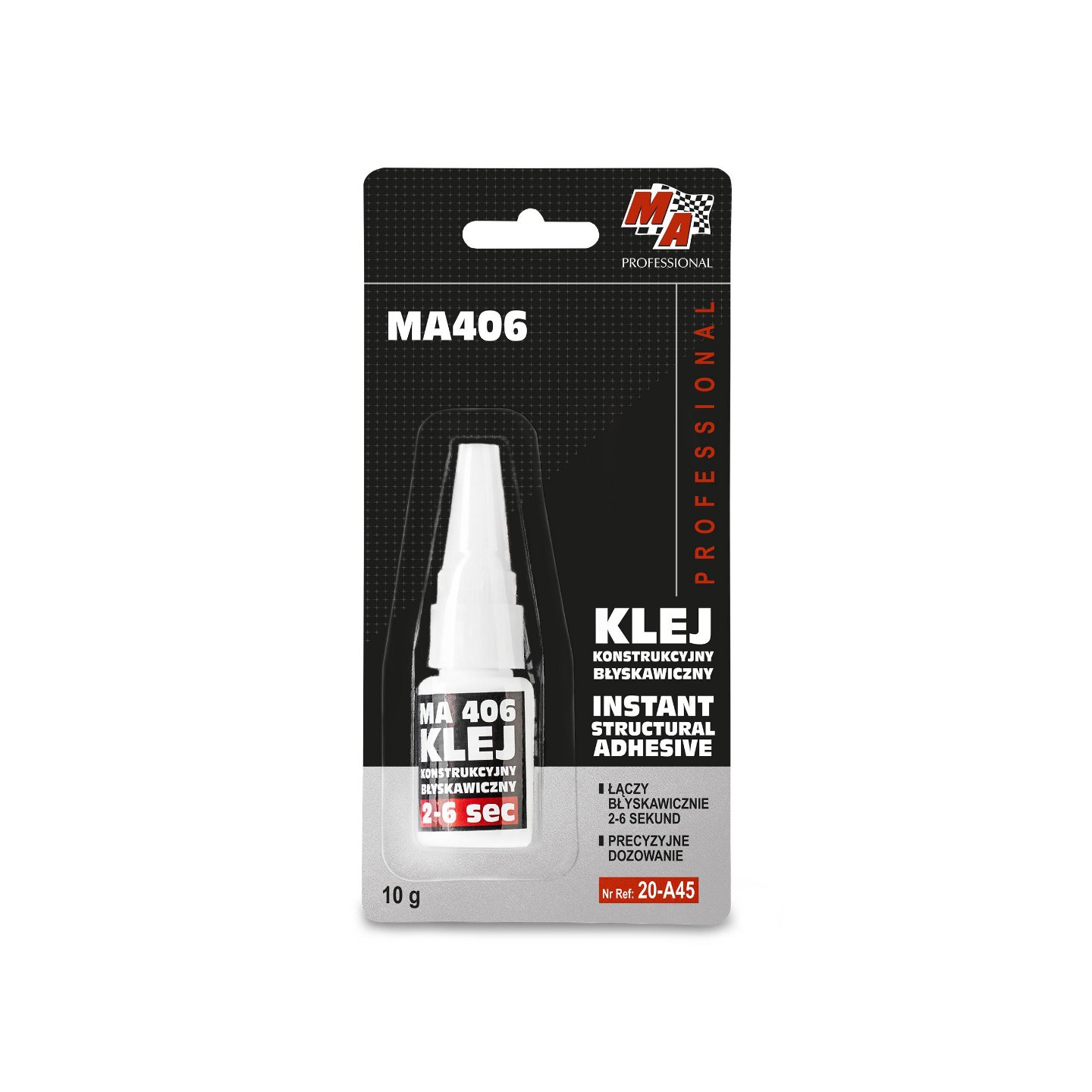 

Klej Błyskawiczny Moje Auto Pro MA406 Instant 10g