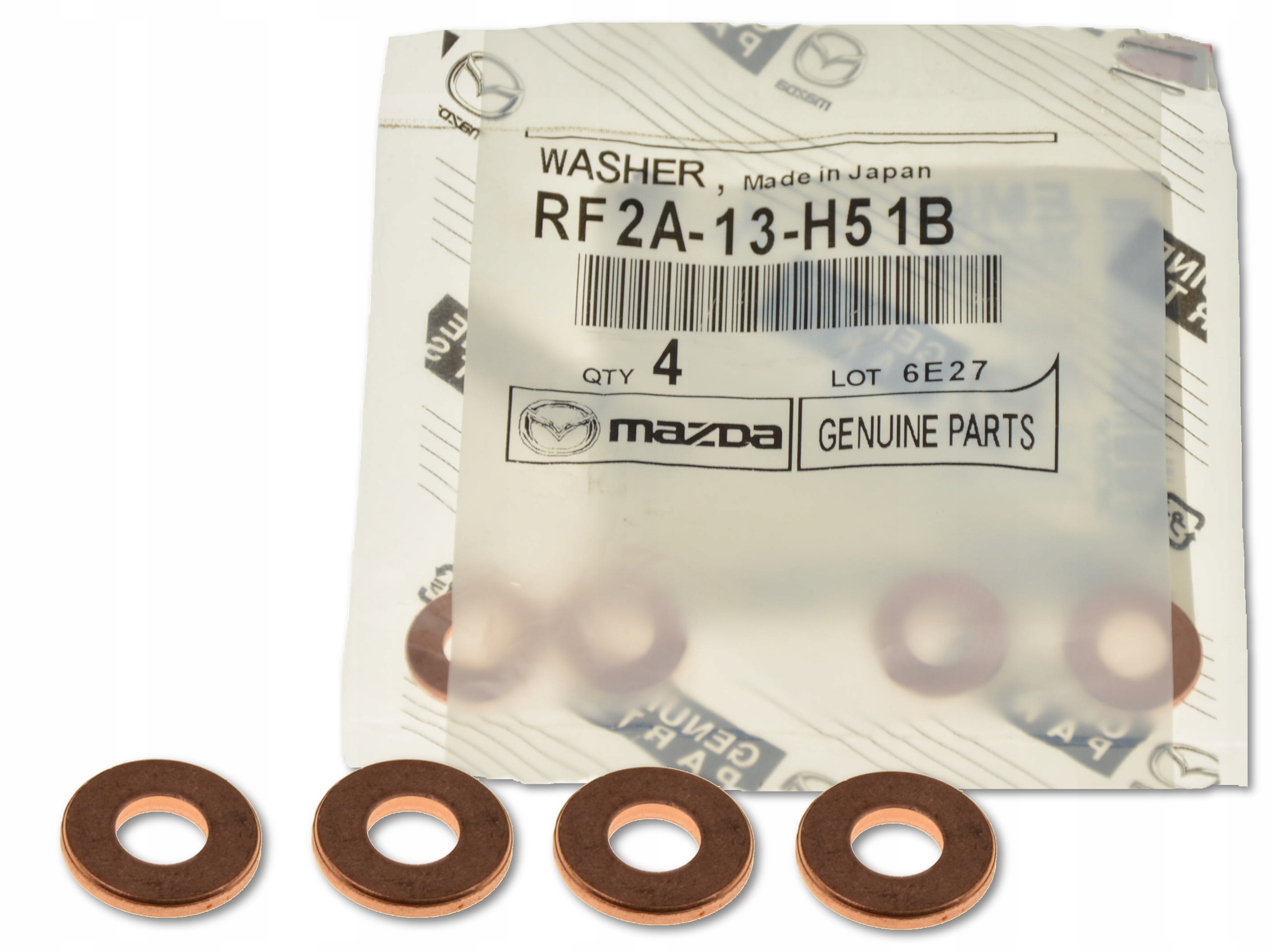 

Podkładki Wtryskiwacza RF2A-13-H51B Oe Mazda 4SZT