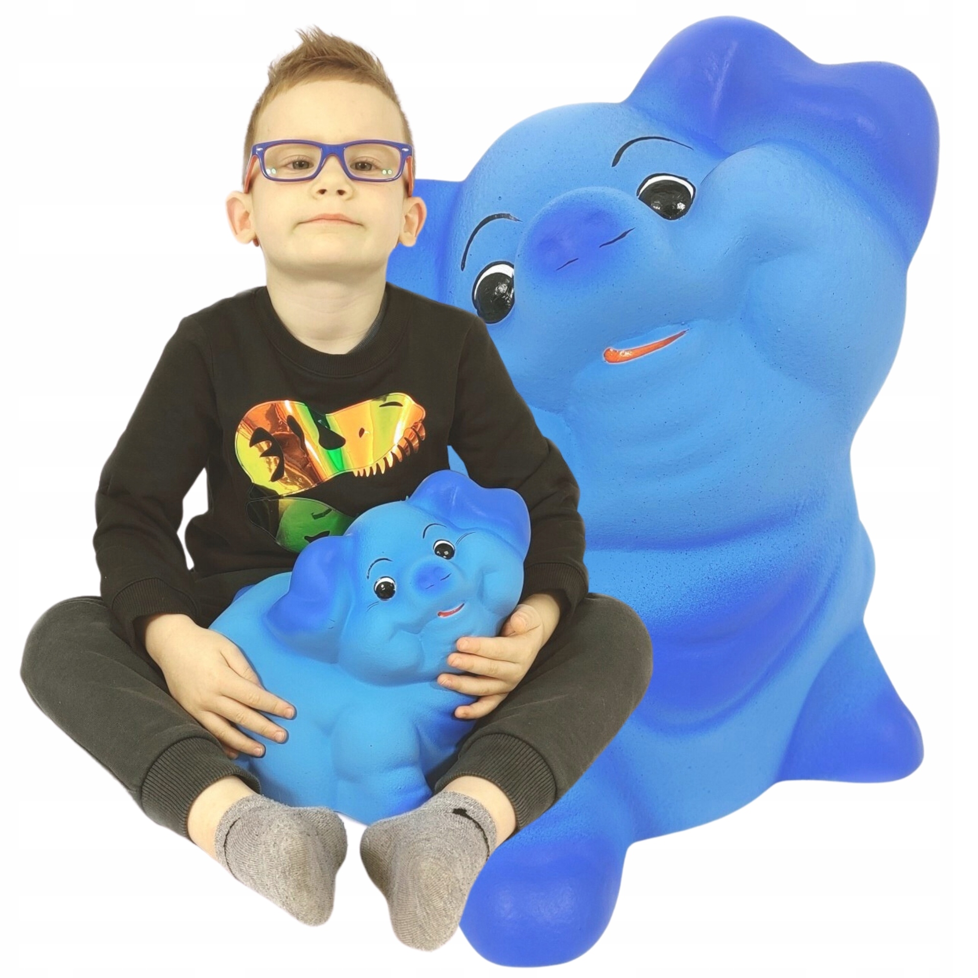 Velká Pokladnička Prasátko Pro Chlapce Modrá XXL