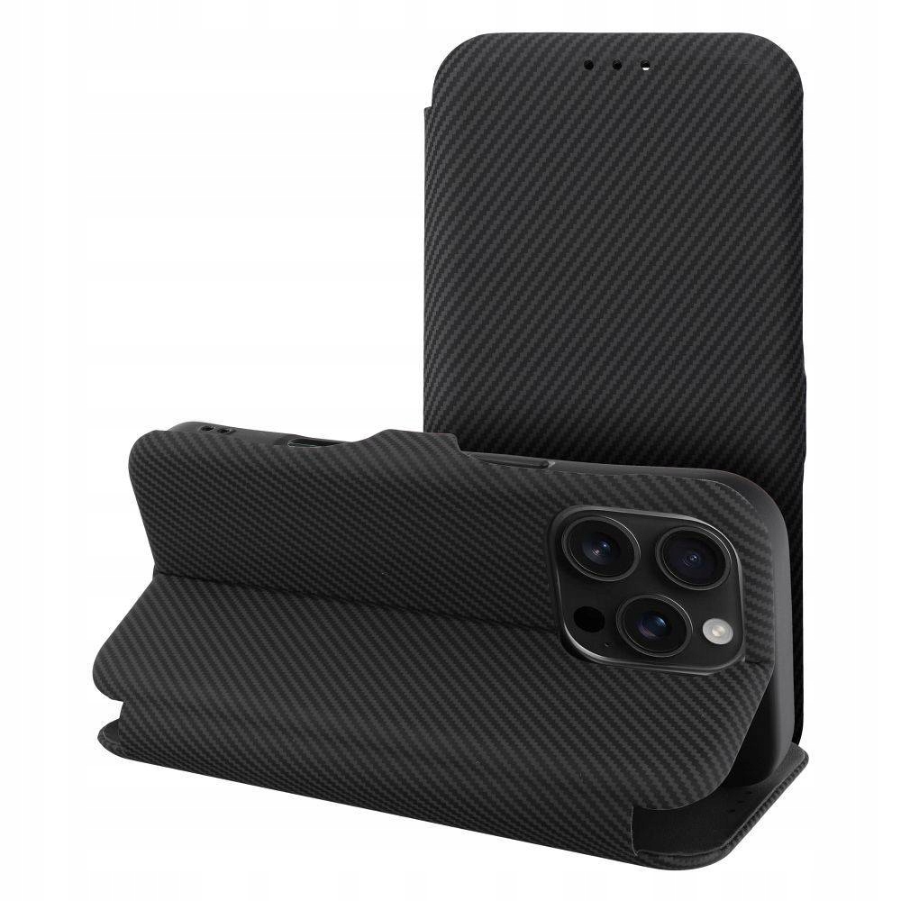 Etui Folio Side Magnet Do Iphone 16 Pro Max Czarny