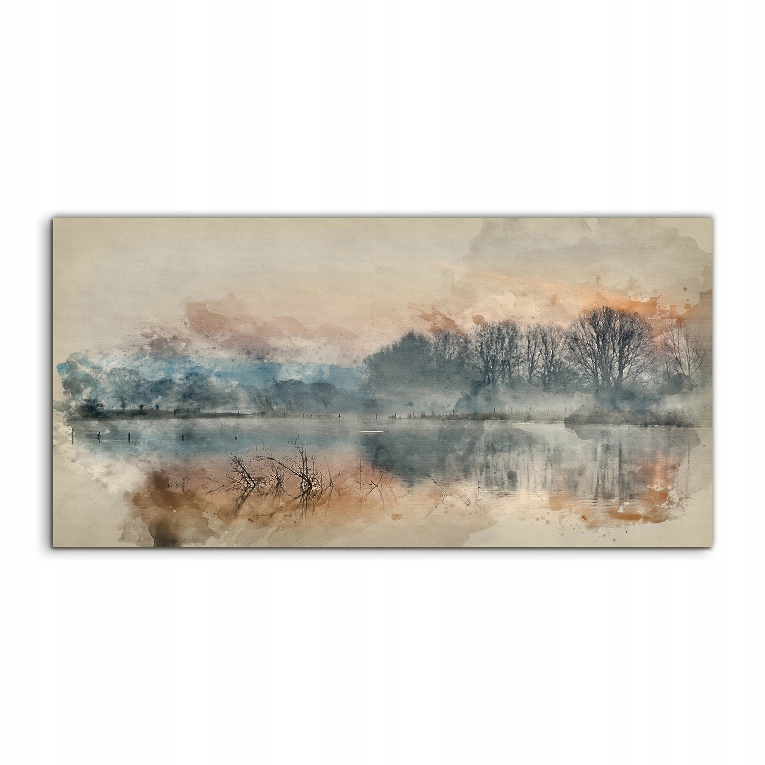 Obraz 120x60 nástenný Jazero Voda Stromy závesné