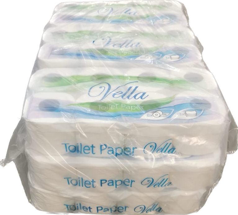 

Papier toaletowy Vella celuloza,3warstw 72 szt.