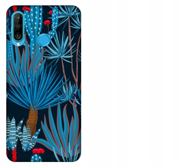 

Etui pokrowiec Huawei P30 Lite Kaktus tropikalny w