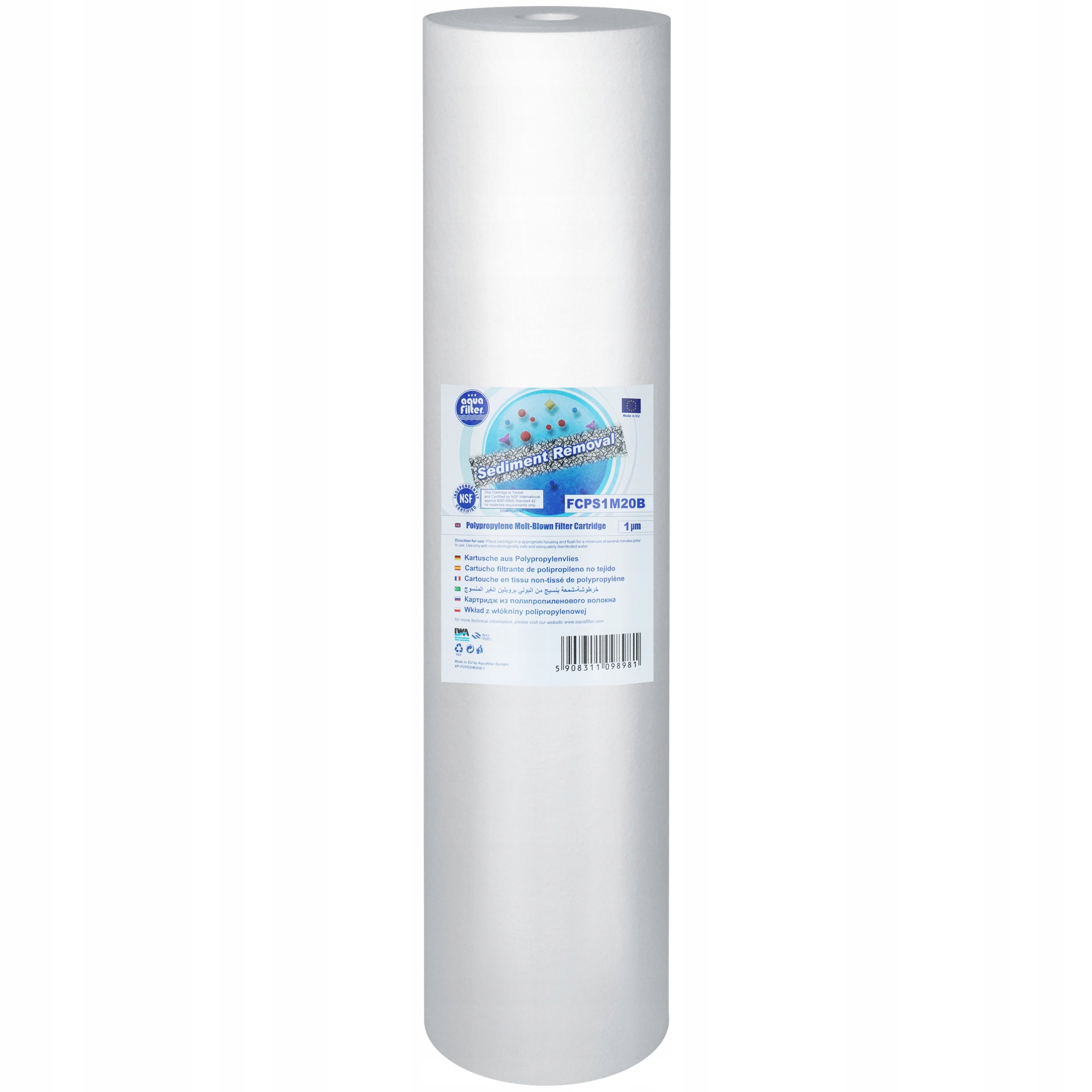 

FCPS1M20B Aquafilter wkład piankowy filtr wody 1M