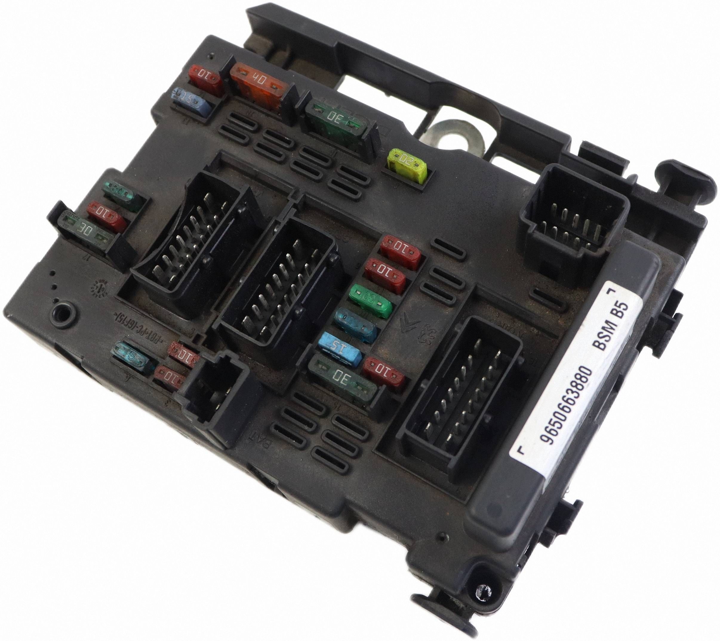 CITROEN PEUGEOT module compartment control unit BSM 9650663880