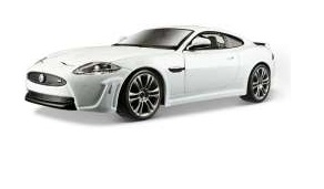 Jaguar XKR-S 1:24 model Bburago 18-21063 biały