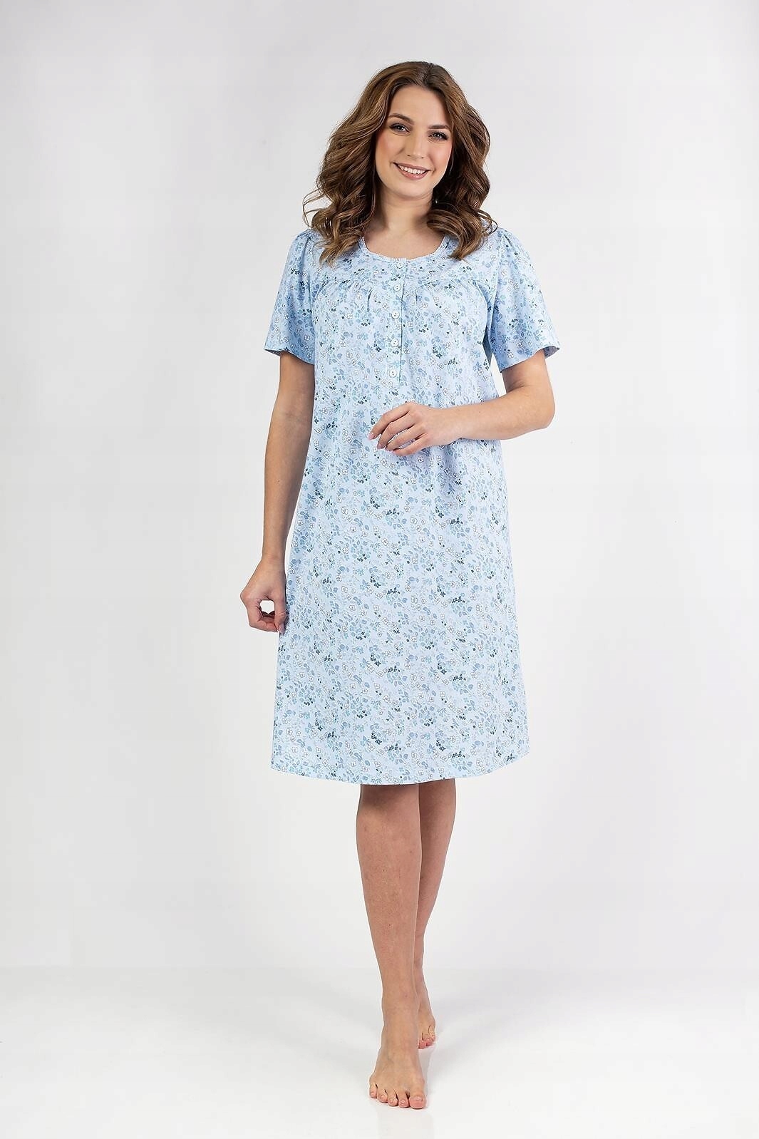 Dámské Košile 014 Kr Košile 014 Kr M modré