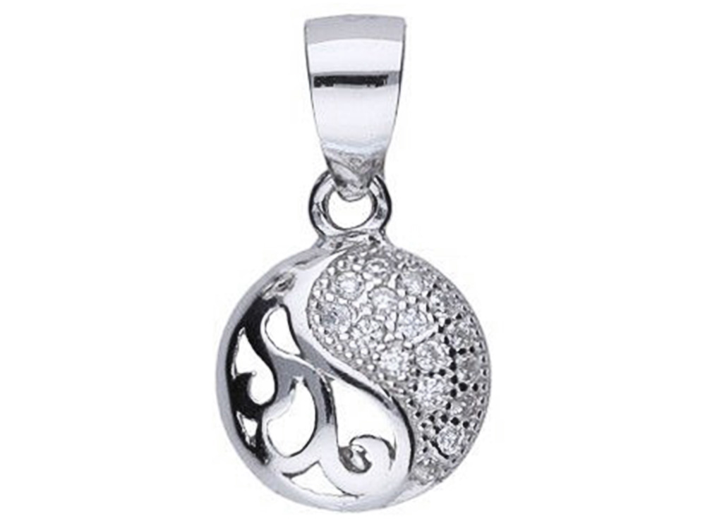 Krátký stříbrný náhrdelník Kolečko s zirkony Kolečko Zirkony Choker 35 cm