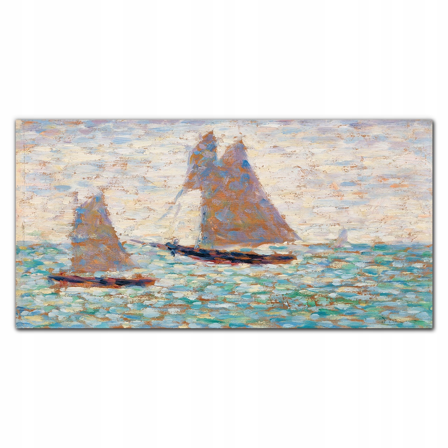 Nástenný fotoobraz na plátne Dve plachetnice 140x70