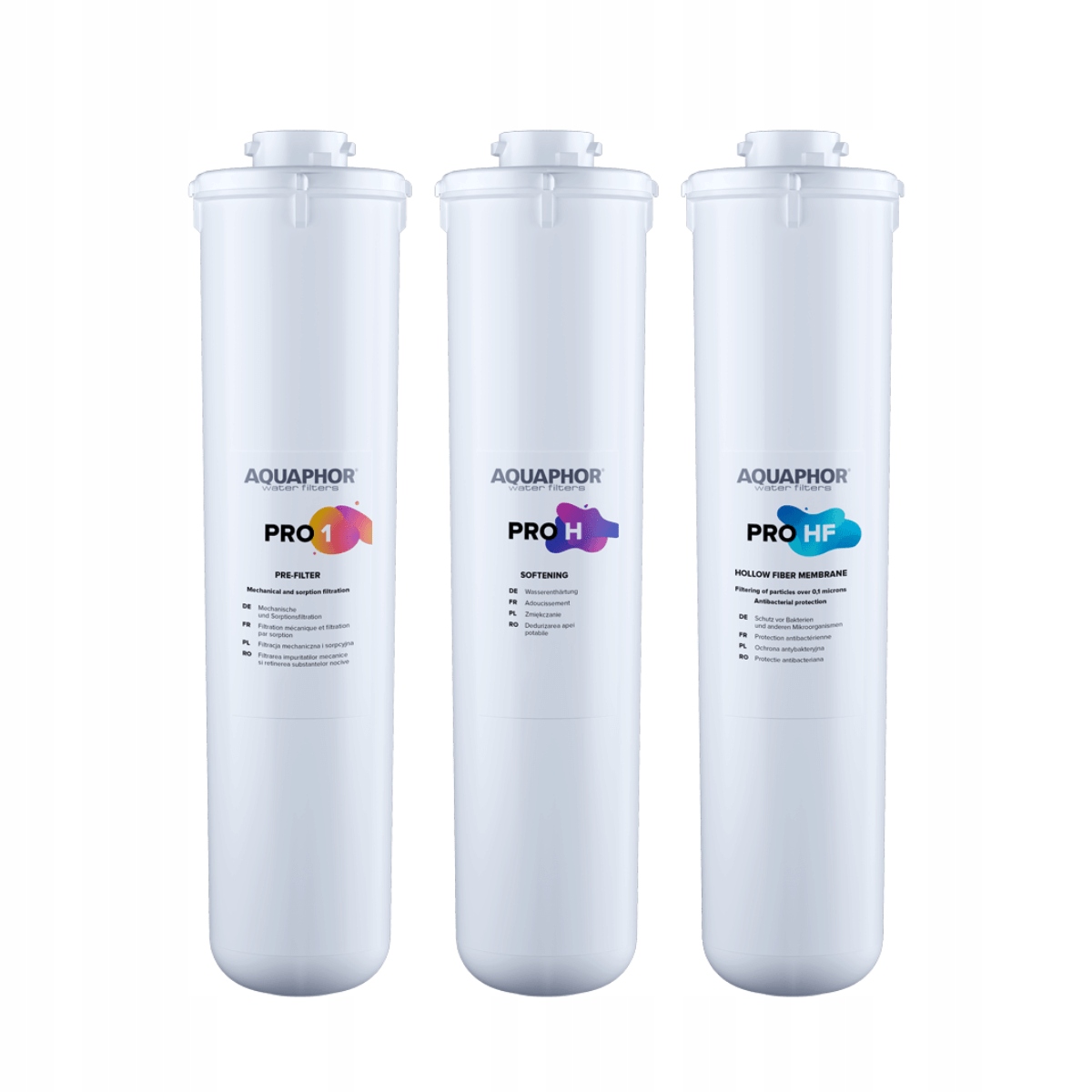 Zestaw wkładów do filtra wody Eco H Pro Aquaphor filtr Pro 1, Pro H, Pro Hf