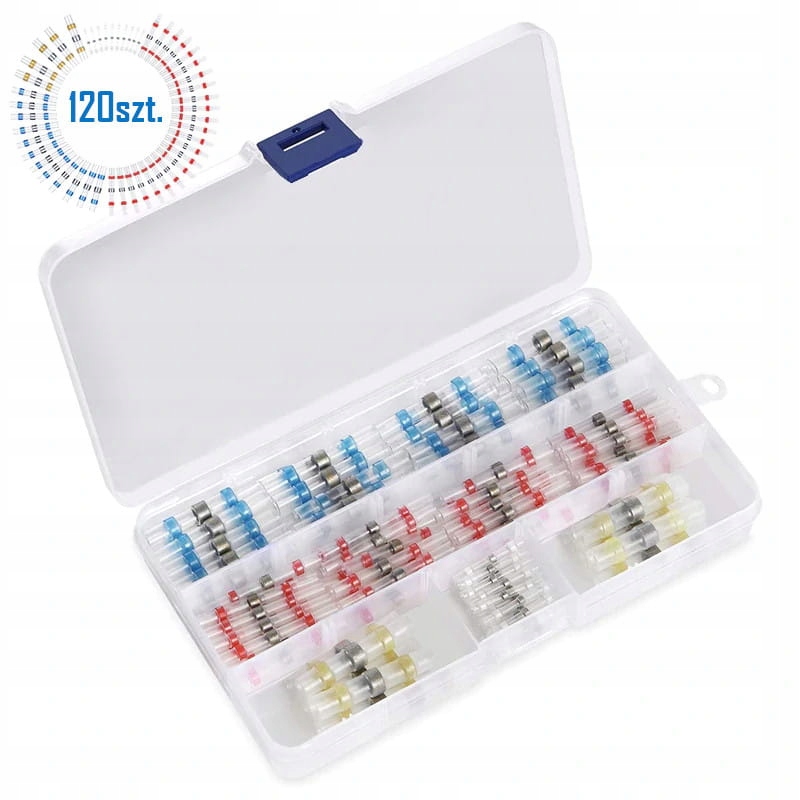 Osłonki tremokurczliwe lutownicze 120szt