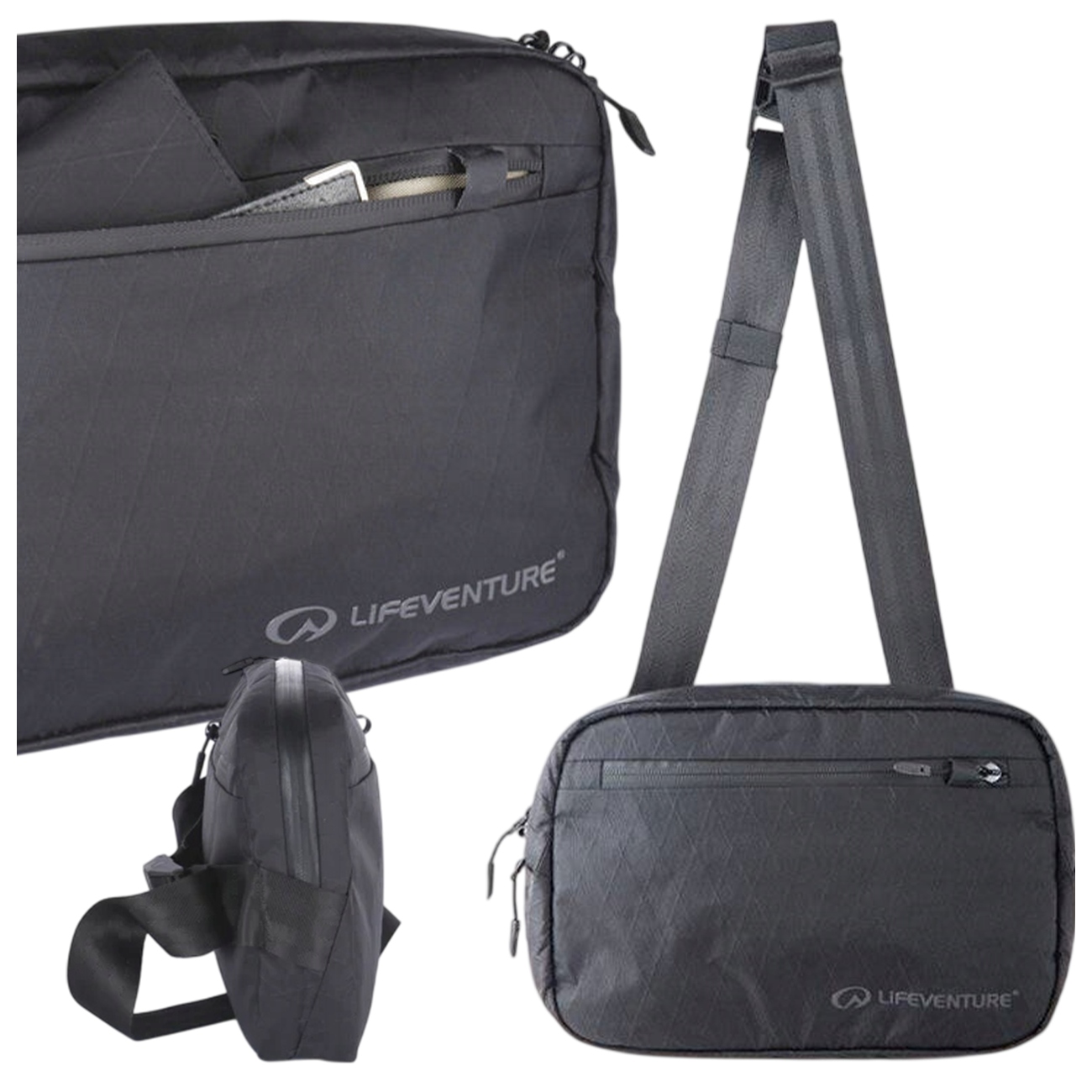 Toreba Antykradzieżowa Na Ramię Podróżna Lifeventure Xpac Sling Wytrzymała