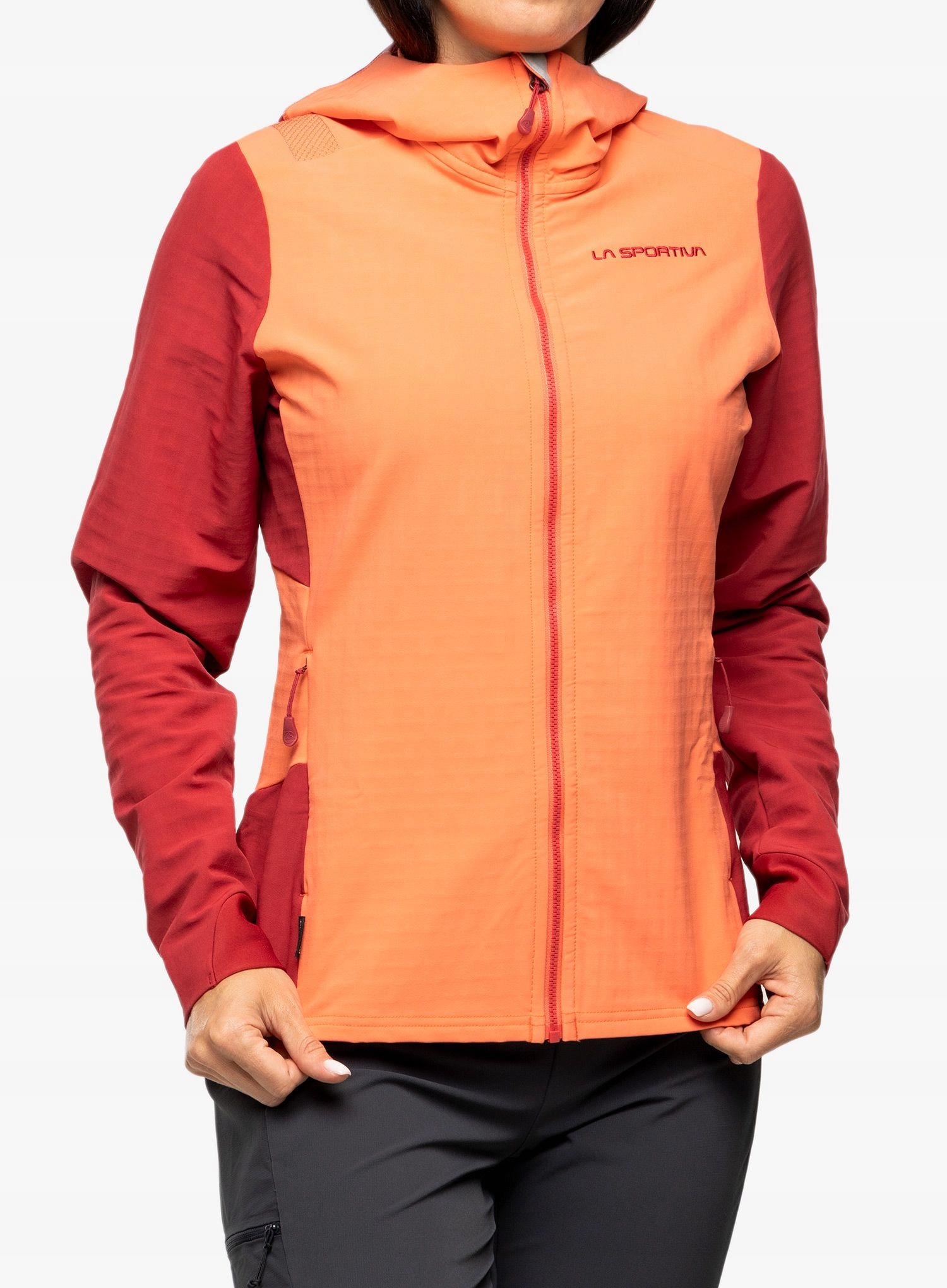 Dámská skialpová bunda La Sportiva Descender Storm Jkt flamingo/velvet