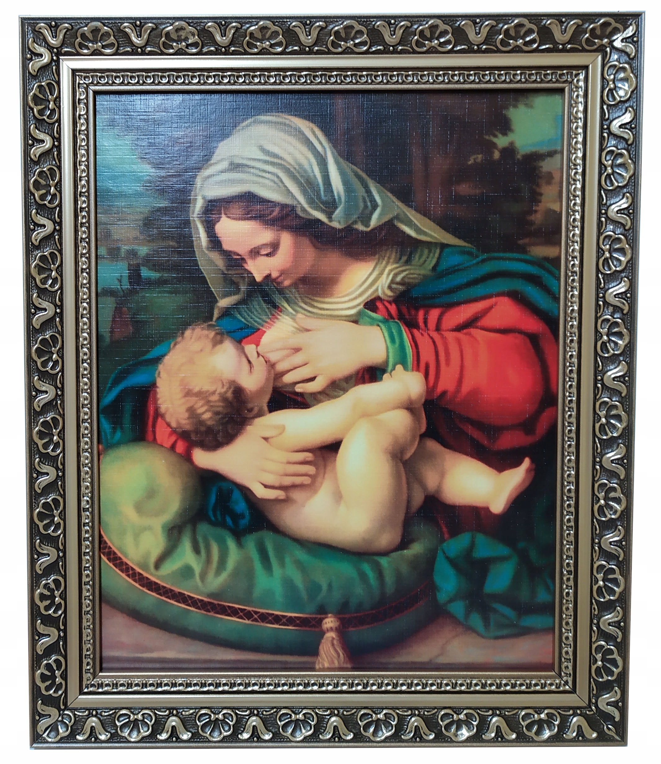 

Święty Obraz Z Szybą 25X30 Matka Boska Karmiąca