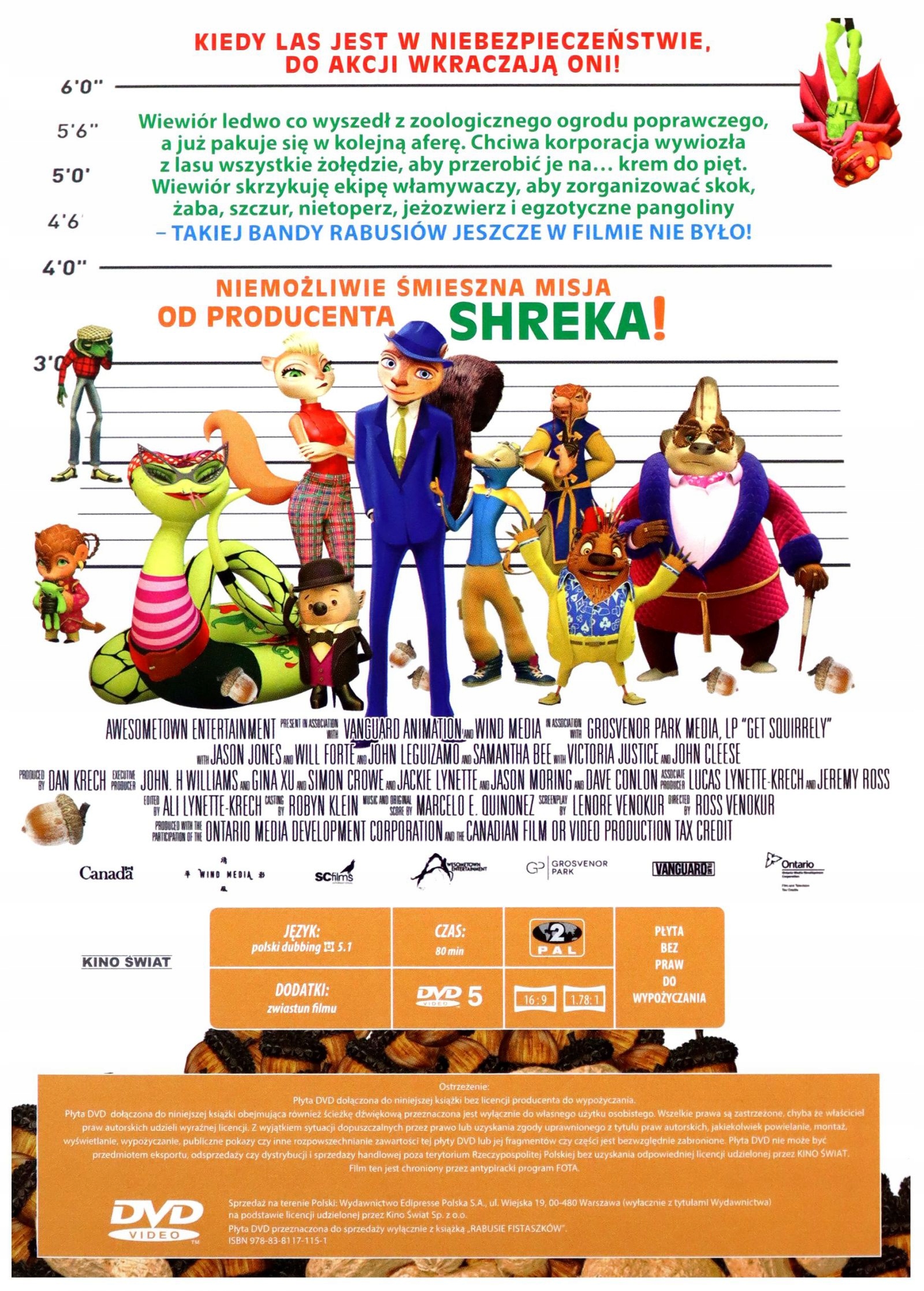 RABUSIE FISTASZKÓW [DVD] Rodzaj wydania Wydanie pełne