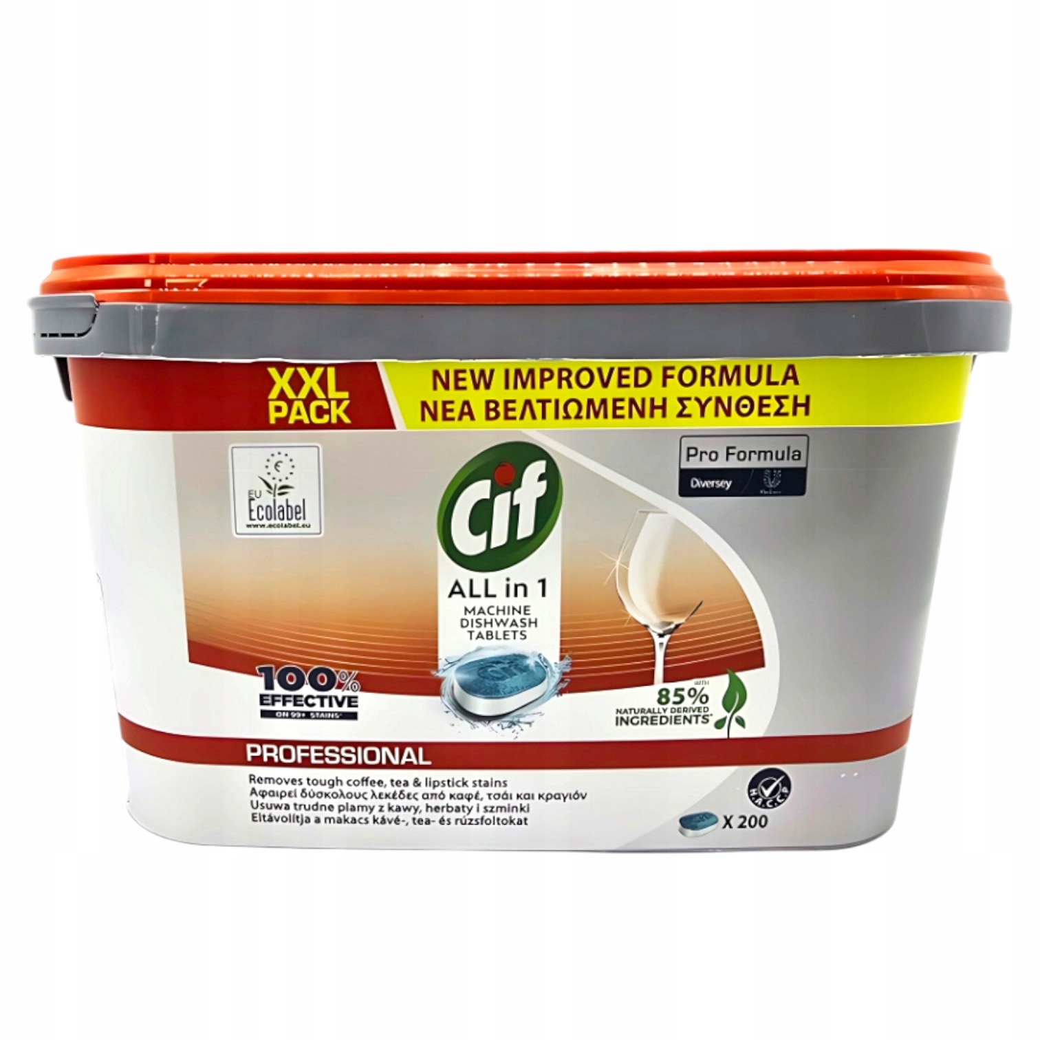 Cif Pro Formula All in 1 Tabs tabletki do zmywarki kapsułki 200 sztuk