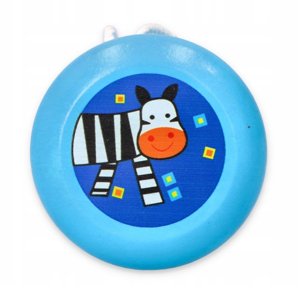 Kolorowe jojo drewniane Szerokość produktu 5 cm