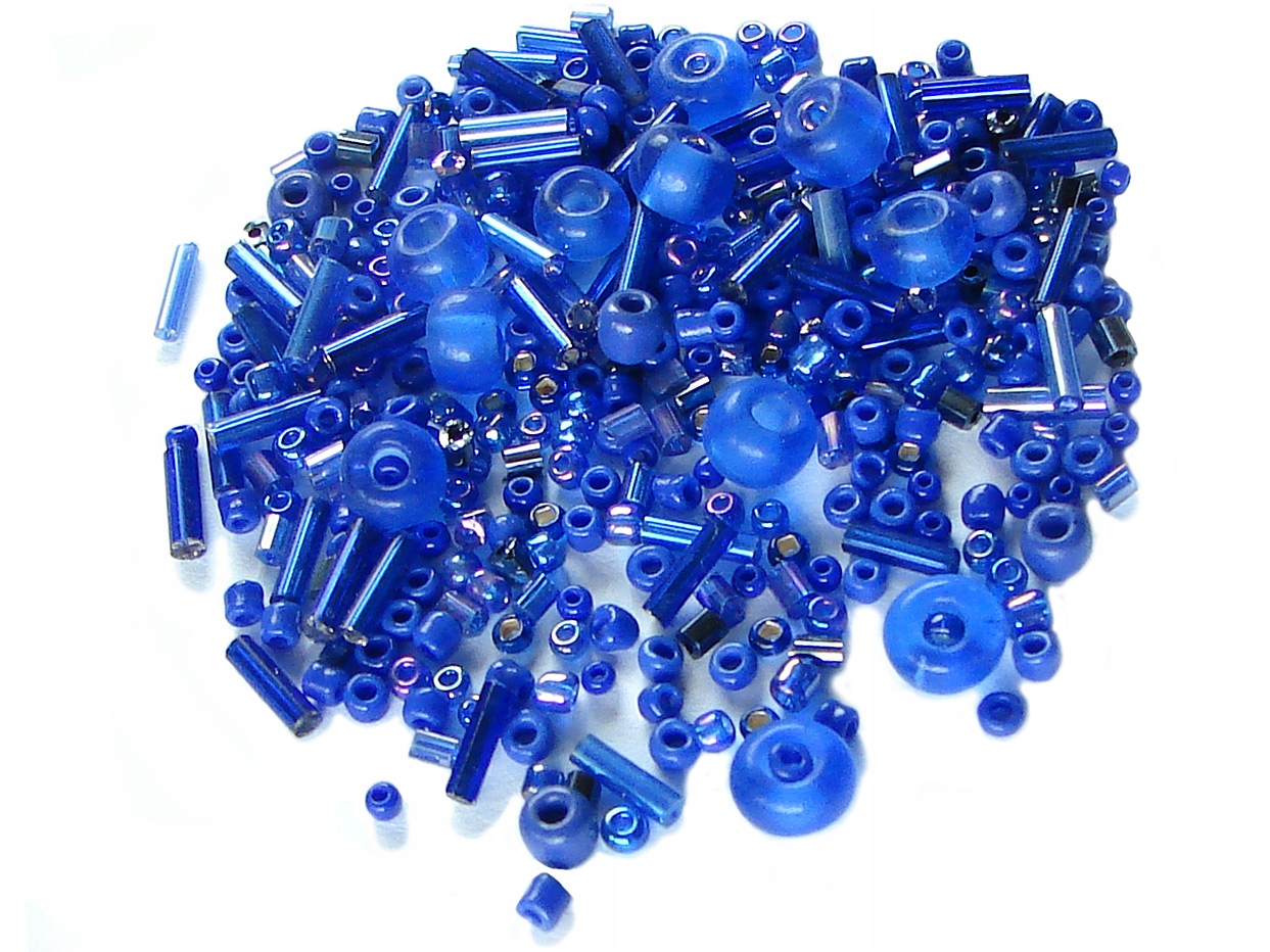 Koraliki szklane Jablonex mix Mix97gr