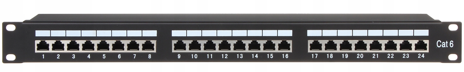 RJ-45 PP-24/RJ6-C/FTP-S KÖTŐPANEL Modell PP-24/RJ6-C/FTP-S