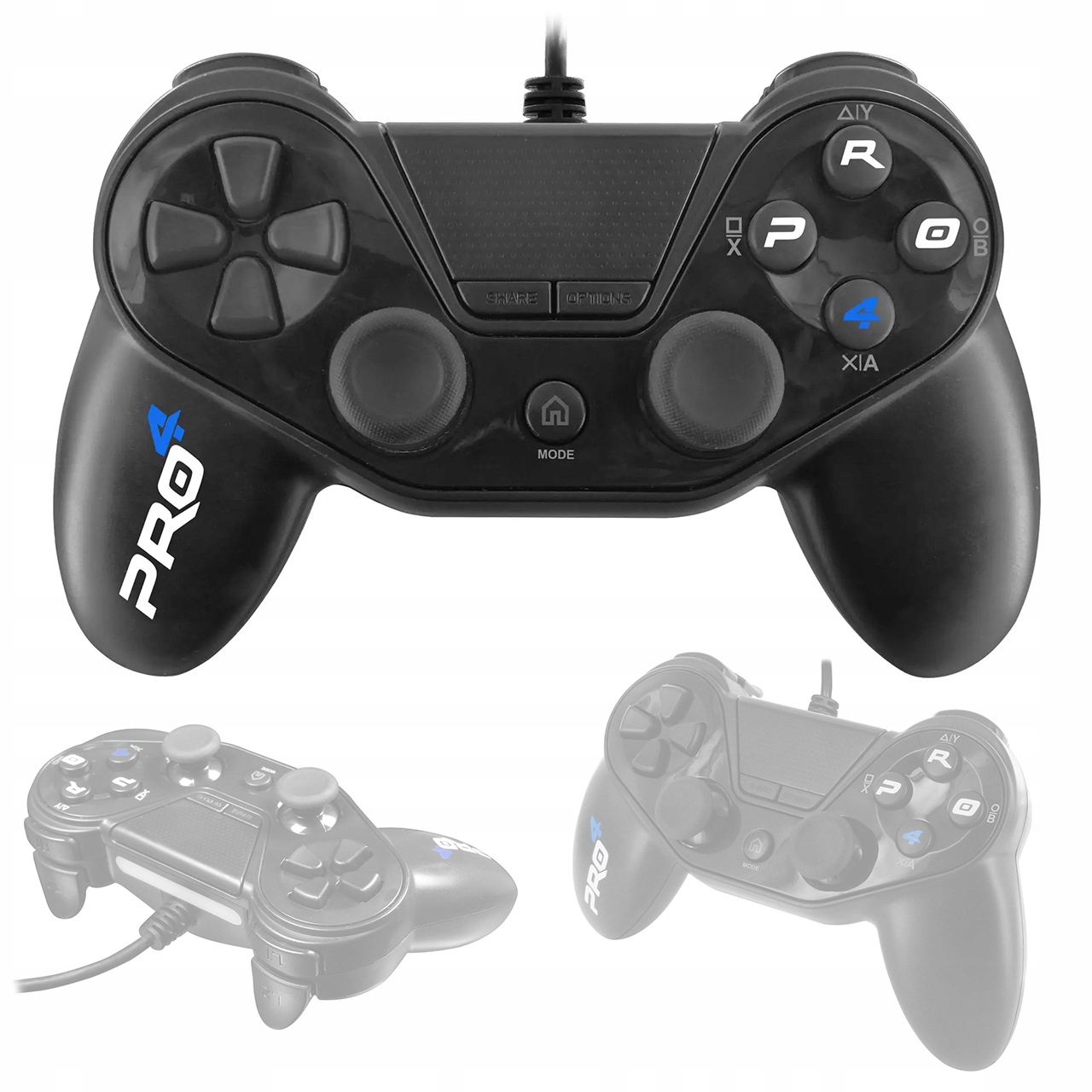 Pad Do PS4 PS3 Pc Przewodowy 3M Kabel Kontroler Przewodowy