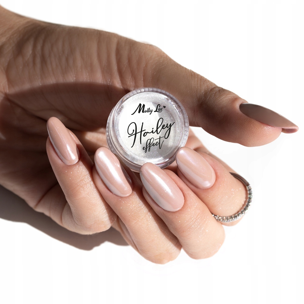 PYŁEK DO PAZNOKCI EFEKT HAILEY OZDOBA GLAM GLASS POŁYSK