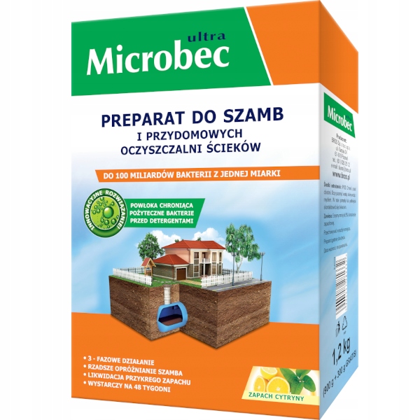 

Bros Microbec Saszetka do Szamba 1szt. 25g