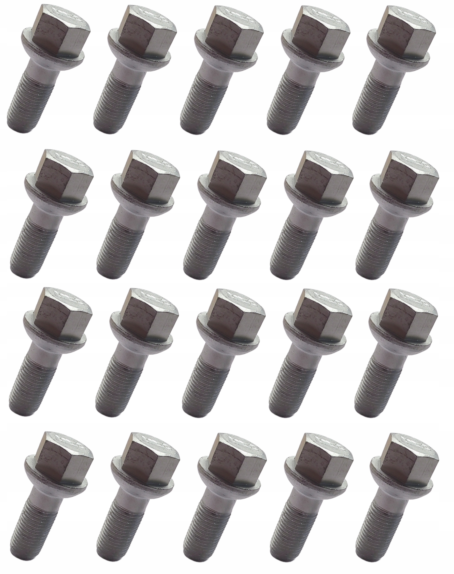 Šroub kola, ocelový ráfek Merc Sprinter Vw Lt 20 Ks