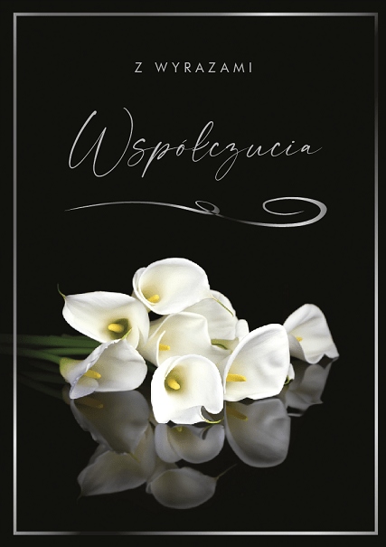 

Kartki z Wyrazami współczucia Kondolencje GM801