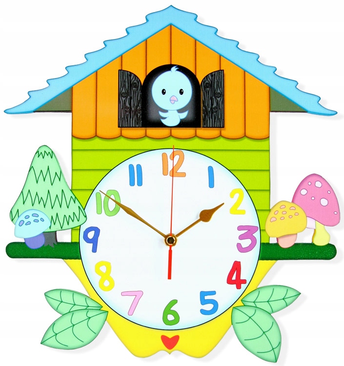 

Domek zegar ścienny Cichy Mechanizm 612