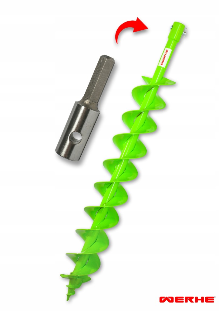 Werhe Vrták do půdy 100H mm s adaptérem Hex