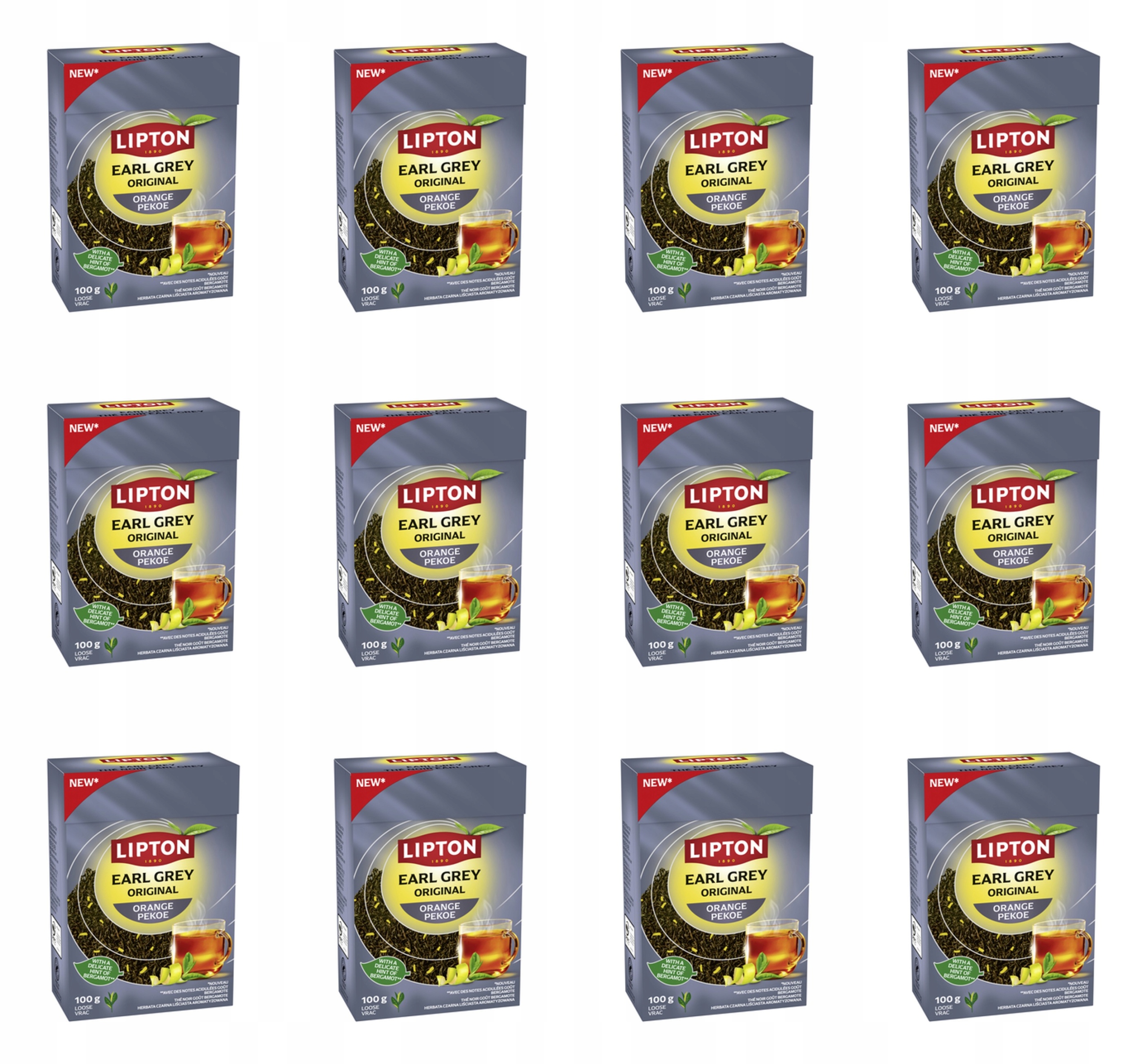 Lipton Earl Grey Loose 100 g X12