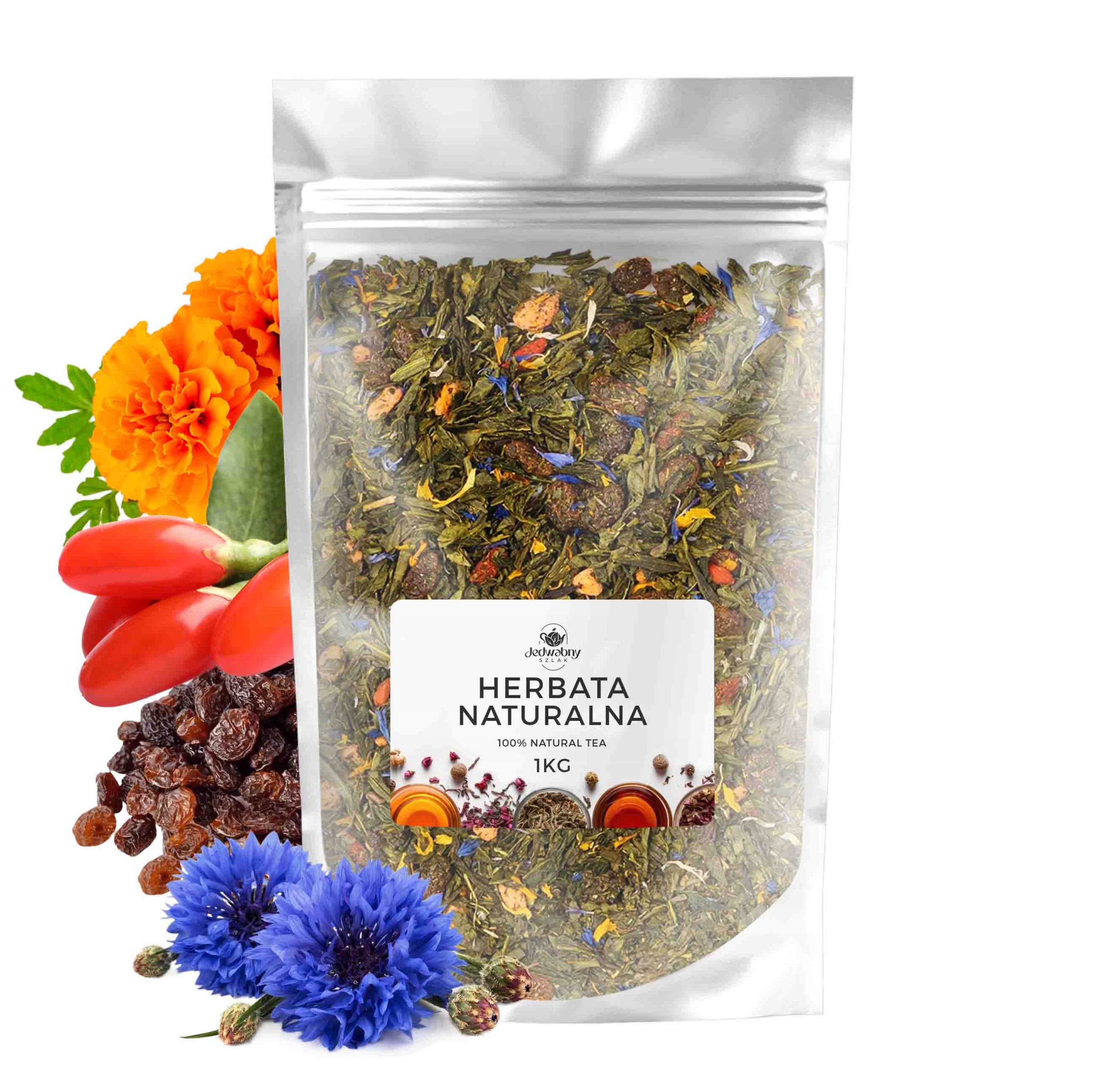 Čaj zelený listový Červený diamant zelený čaj 1 kg sencha 100%