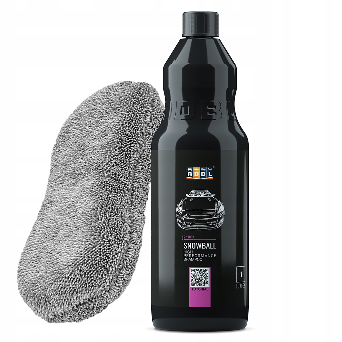 

Zestaw do mycia samochodu Adbl Snowball 1L+ gąbka