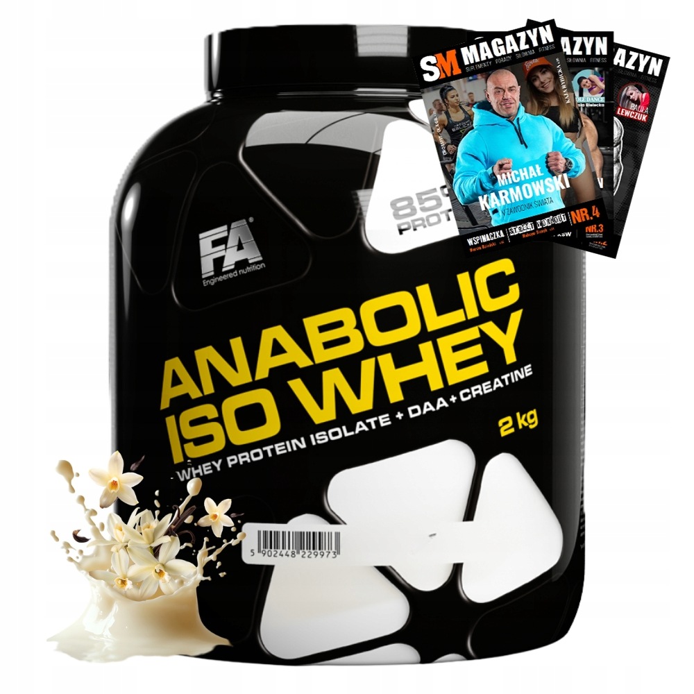 Fitness Authority Anabolic Iso Whey 2000 g Bílkoviny Svalová Hmota Síla