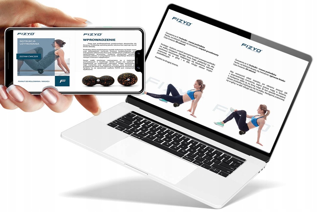 PIŁKA ROLLER DO MASAŻU WAŁEK MASAŻER DO ROLLOWANIA Długość 8 cm