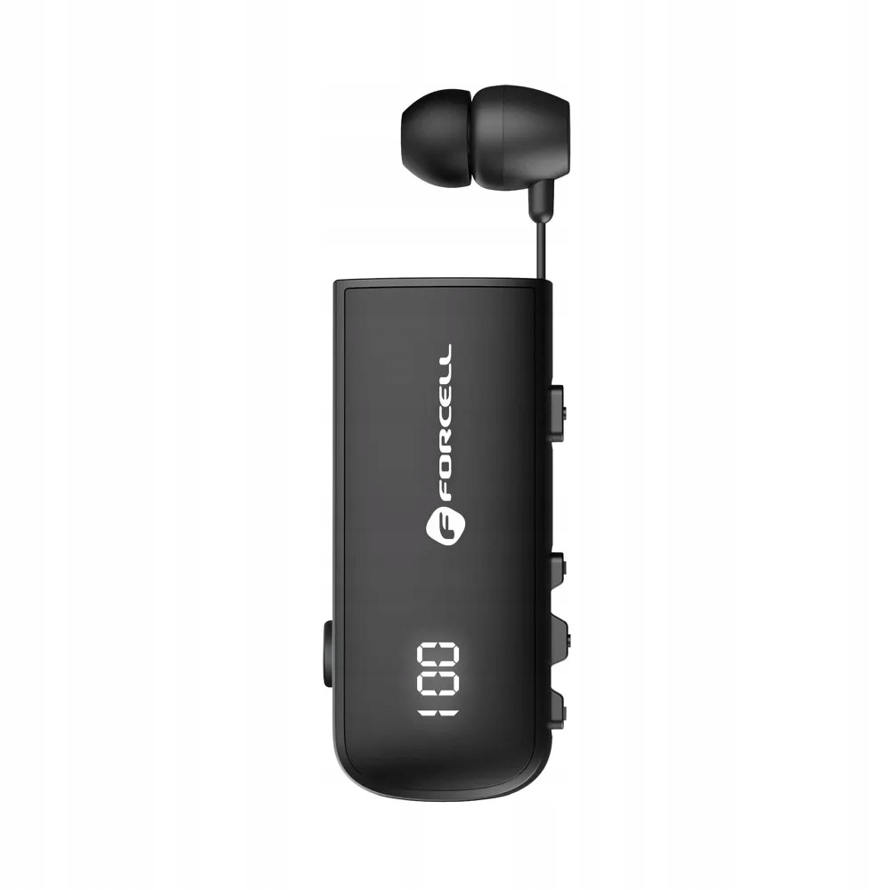 FORCELL F-AUDIO słuchawka bezprzewodowa / bluetooth Drive EarBud Kolor czarny