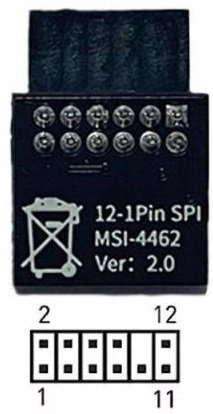 Moduł Szyfrujący Msi Tpm 2.0 Module (Spi)