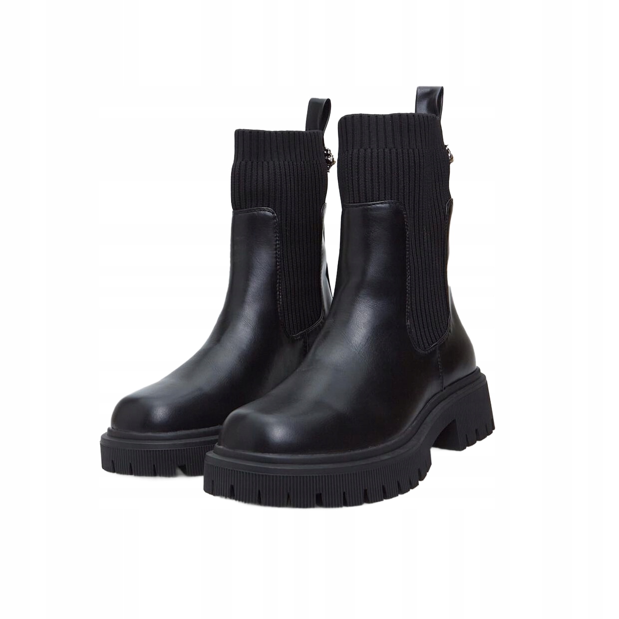 Bata Černé Dámské Kotníkové Boty S Pletenou Vložkou 41 3EA