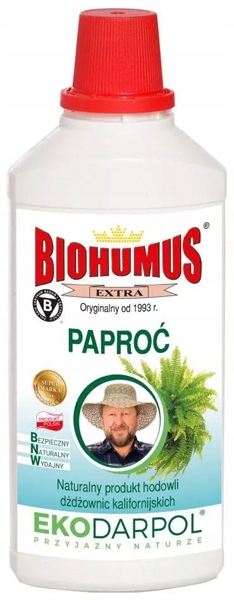 

Biohumus Extra Paproć Nawóz Organiczny 0,5L