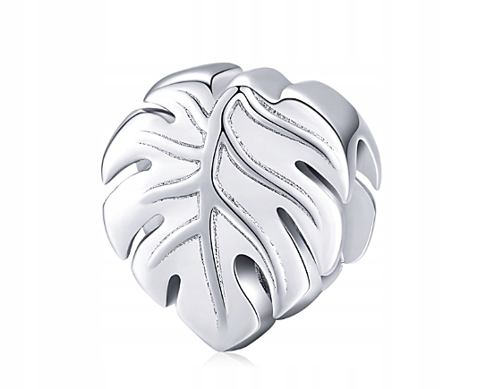 CHARMS LIŚĆ MONSTERA CHARMS ZAWIESZKA LISTEK CHARMS SREBRO 925