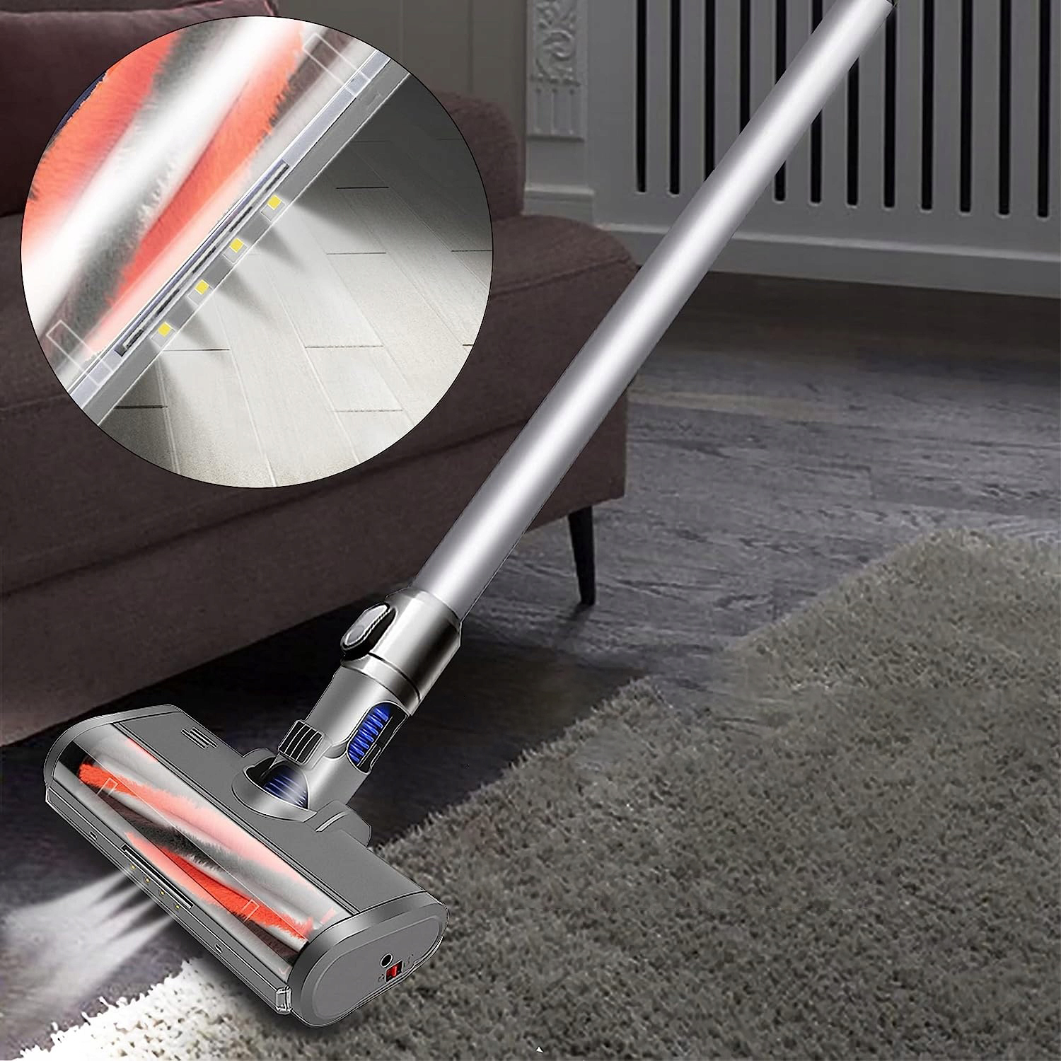 SZCZOTKA DO DYSON V6 DC58 DC59 DC61 DC62 Z DIODAMI LED Model ODKURZACZA SZCZOTKA