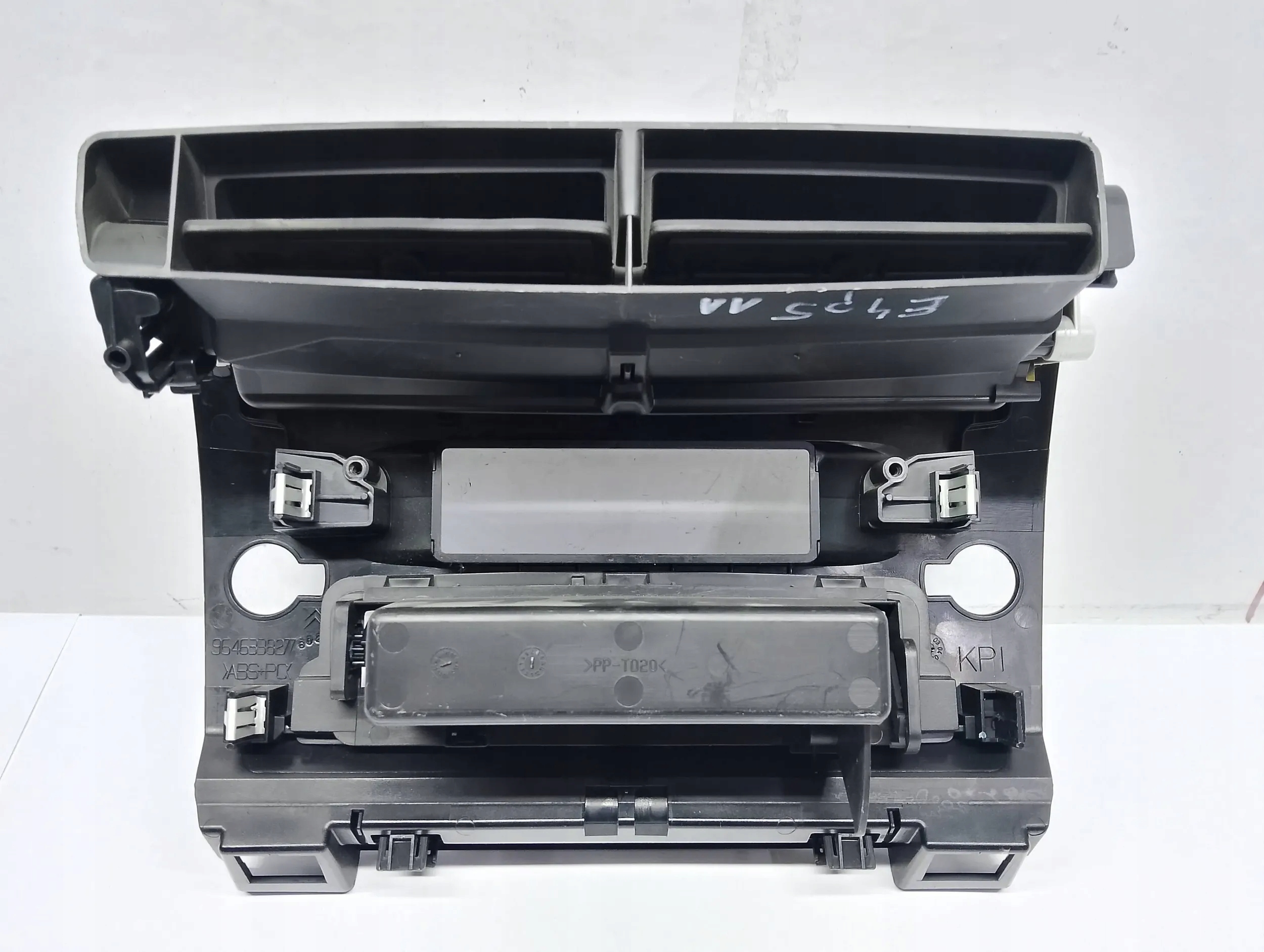console central panel dekor kratki air conditioning devices Citroen C4 1 and 9646338277