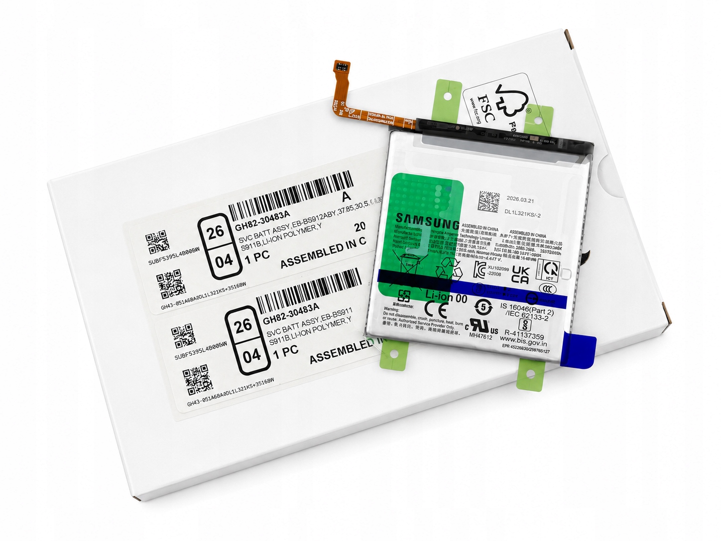 Oryginalna Bateria Samsung s23 S911 3785MAH Service Pack 2026 Rok
